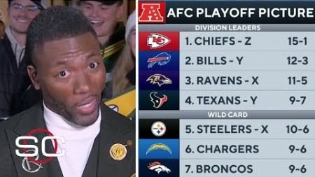 ESPN breaks AFC Playoff Picture after Ravens DESTROY Texans 31-2 - Chiefs beat Steelers 29-10