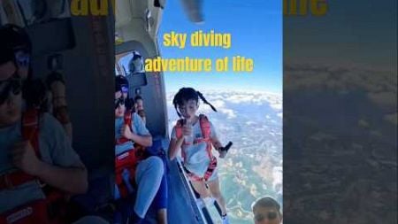 sky diving adventure of life #skydiving #travel #paragliding #adventure #extremesports #extreme