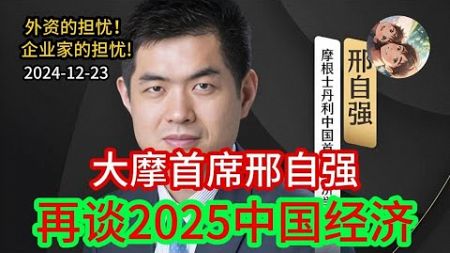 大摩邢自强大湾区访谈：谈及企业家的担忧！外资的担忧！担忧是否经济增长不再重视？其实近期决策层的政策意志已经展现出新时代安全和发展都是一起