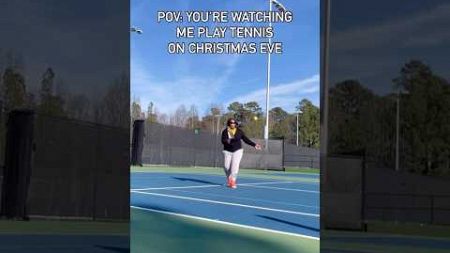 🎾 Christmas Eve Tennis 🎾 #tennisplayer #tennis #tennistime #christmas