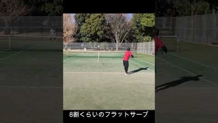 【2412】フラットサーブで悩んでます アドバイス募集中 #テニス #tennis