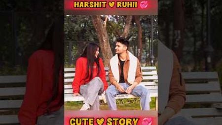 Cute love story 😍||harshit flurt kar raha hai ruhi ko 😅😅#cutelovestroy #shortsviral #shortvideos