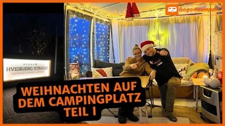 Weihnachtsurlaub mit dem Wohnwagen auf dem Campingplatz Hvidbjerg Strand in Dänemark 🎄Teil I