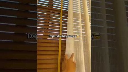 Zaman sekarang ni memang in trend match kan curtain dan blinds tau! Baru la nampak lengkap!!