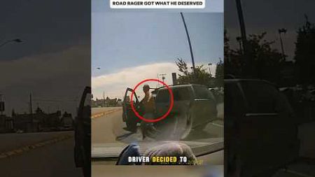 Driver Throws Axe at Car #dashcam #usa #viralshort