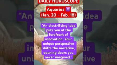 DAILY HOROSCOPE #aquarius #aquário #horoscope #zodiac #zodiacsigns #spirituality #energy #love