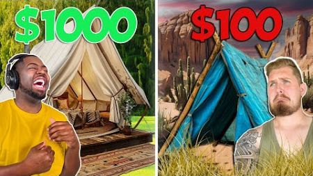 Cheap vs Expensive Camping Challenge!!!