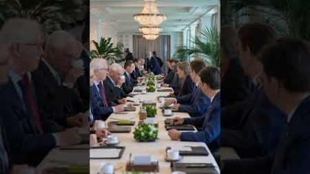 Leaders Came Together for Tea An Unprecedented Hotel Gathering #ai #technology #putin #trump #shorts