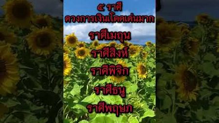 5 ราศี ดวงการเงินโดดเด่นในช่วงนี้ #ดวง #ดวงชะตา #ความเชื่อส่วนบุคคล