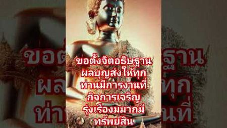 ไหว้พระขอพร#ตั้งจิตอธิฐาน #การงานการเงิน #เจริญรุ่งเรืองร่ำรวย #สาธุ