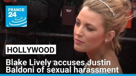 Blake Lively accuses movie co-star Justin Baldoni of sexual harassment • FRANCE 24 English