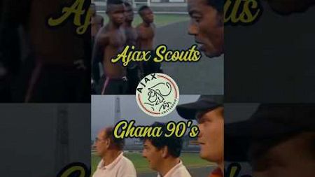 Ajax Scouts in Ghana in the 90&#39;s • #footballshorts #afcajax #ajax #voetbal #shorts #viral #scout