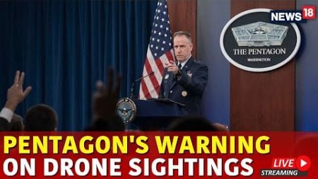 Pentagon Press Briefing LIVE | Pentagon Briefs Drone Sighting In New Jersey | Drone Sighting In US