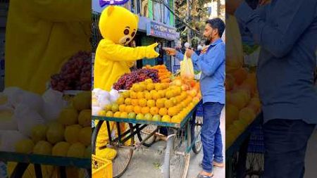 Teddy&#39;s🐼Fruit🍎Business Manipulation🤫🤣 #teddybear #shorts #funnyvideo