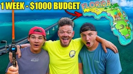 1 Week, 1 State, $1000 Travel Fishing Challenge (Florida)