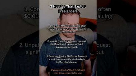 3 Hustles That Exploit Freelancers