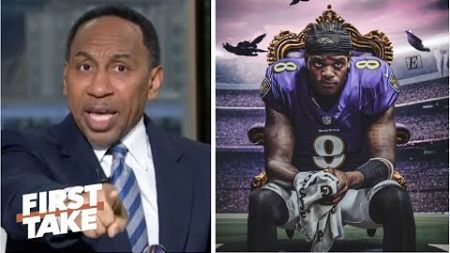 FIRST TAKE | Lamar deserves the MVP! - Stephen A. on Ravens DESTROY Texans 31-2 to lead AFC North