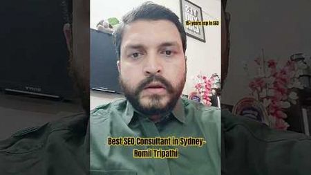 Best SEO Consultant in Sydney - Romil Tripathi | Best SEO Expert in Sydney