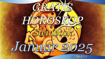 ❤️ Steinbock #Horoskop für Januar 2025! Liebe, Beruf, Gesundheit &amp; Spirituelles! #monatshoroskop