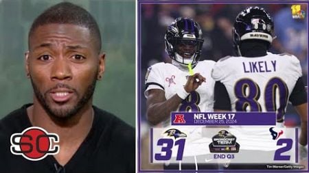 &quot;Lamar Jackson lockup 3rd MVP!&quot; - ESPN reacts to Baltimore Ravens dominate Houston Texans 31-2 Wk 17