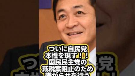 【ゆっくり政治解説】ついに自民党本性を現す‼️国民民主党の減税案阻止のため嫌がらせを行う　#103万円の壁 #財務省 #ゆっくり解説