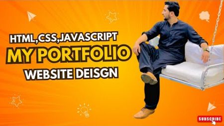 How to Create a Modern Portfolio Website with Video Integration | HTML, CSS, and JavaScript