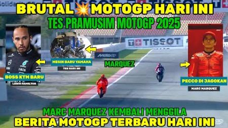 BRUTAL🔴BERITA MOTOGP HARI INI KAMIS 26 DESEMBER 2024, LEWIS HAMILTON BOS KTM,BAGNAIA MARC MARQUEZ