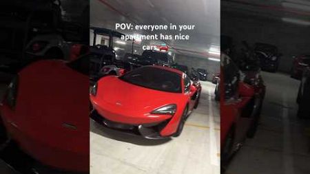 POV: everyone in your apartment drives nice cars #cars #florida