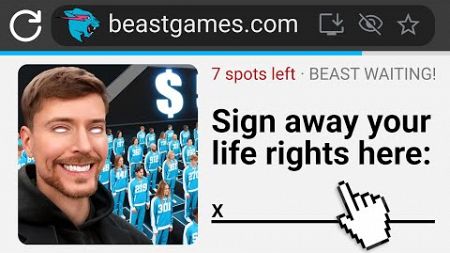 An HONEST Redesign Of MrBeast&#39;s BEAST GAMES Website