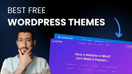 4 Best Free WordPress Themes | Actually Perform 👀