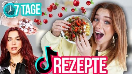 7 Tage nur virale Tiktok Rezepte essen (es wird immer gestörter)