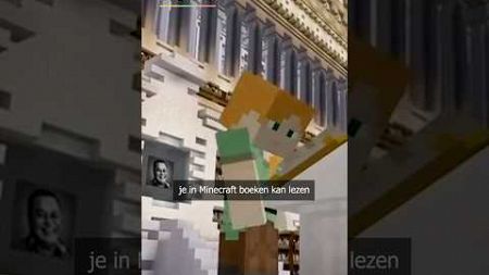 VERBODEN boeken in MINECRAFT?!#minecraft #nieuws #nederland