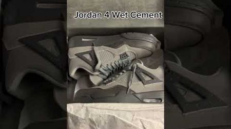 Jordan 4 Wet Cement #hiphop #shoes #jordan