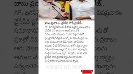 Chandrababu&#39;s Campaign Backfire? YCP Gaining Momentum! 🗳️ #Politics #APNews