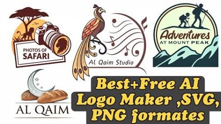 The best &amp; Free AI Logo Maker | Ai images Generator #graphicdesign