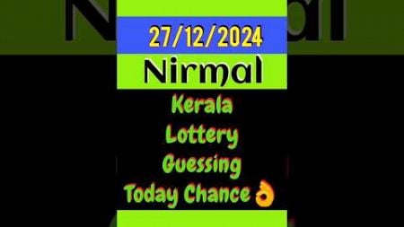 #shorts 27/12/2024 NIRMAL Lottery Guessing#chance