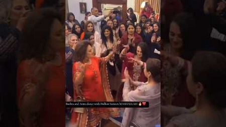 Bushra and Asma dance with Dulhan Sameen MASHALLAH #pakistanicelebrities #wedding