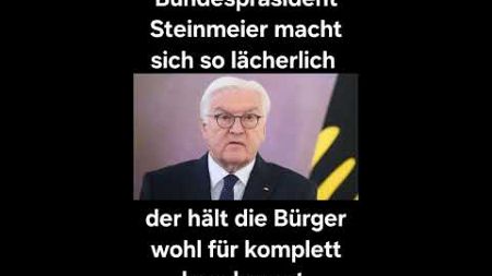 Steinmeier geht der Stift, mit gutem Recht, er ist schließlich der schlechteste Bundespräsident.