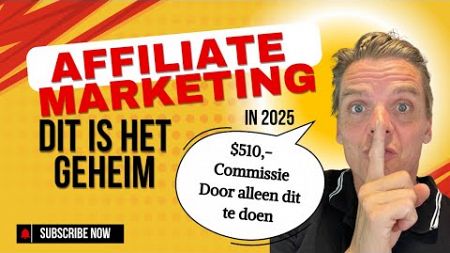 Het Geheim Van High Ticket Affiliate Marketing en Succes Online