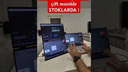 ZEUSLAP Z14W Touch Dual Monitör STOKLARDA ! #shortvideo #shortsvideo #shorts #review #productivity