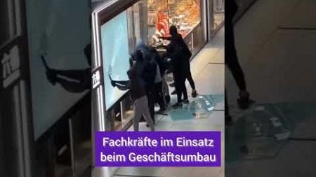 Geschäft wird umgestaltet