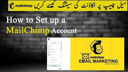 How to SET UP A MailChimp Account | Email Marketing course | #razewebcube