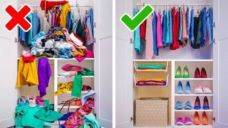 GENIUS ORGANIZING HACKS 🏡✨ TRANSFORM YOUR HOME IN MINUTES!