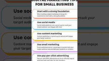 A simple digital marketing tip for small businesses owners. #digitalmarketing #marketing #digital