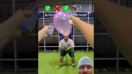 Balloons challenge game #ballonpop #football #ballooon #goalkeeper #bigballon #sports #futbol