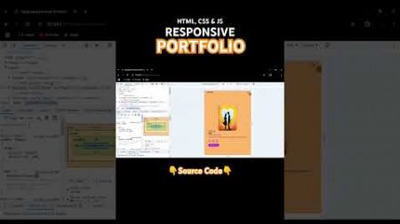 Responsive Portfolio Website #html #css #javascript #webdesign #webdevelopment #frontend #portfolio