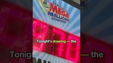 Mega Millions lottery jackpot reaches $1.15 billion #shorts