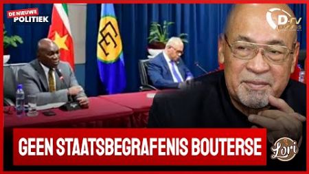 🚀 De Nieuwe Politiek LIVE • Staatsbegravenis of staatseer voor Bouterse: persconf.