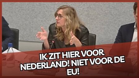 PVV&#39;er van Meetelen is het SPUUGZAT! ‘Ik zit hier voor Nederland, niet voor de EU!’