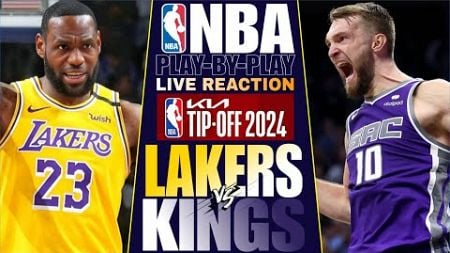 🔴LAKERS vs SACRAMENTO Kings │ LIVE NBA Basketball Game Play-By-Play Reaction &amp; Scoreboard